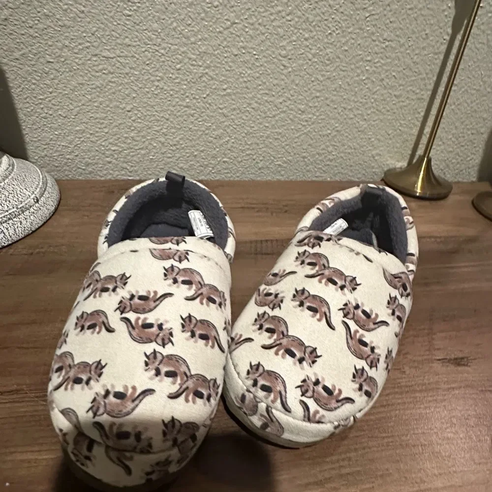 Carter's Boys Dinosaur Theme Slippers Size 9/10